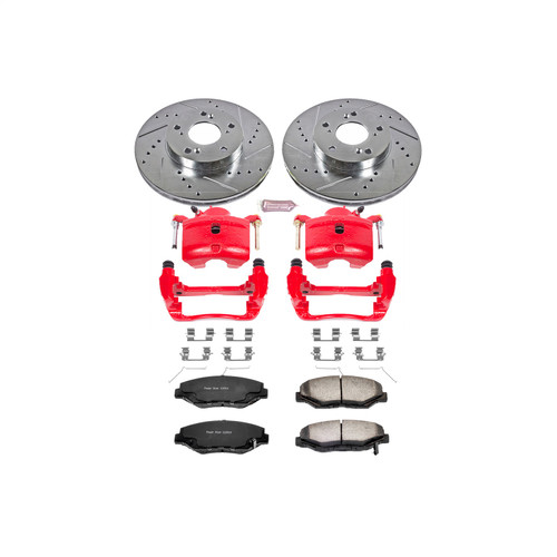 PowerStop KC1043A-36 - Power Stop 14-15 Acura ILX Front Z36 Truck & Tow Brake Kit w/Calipers