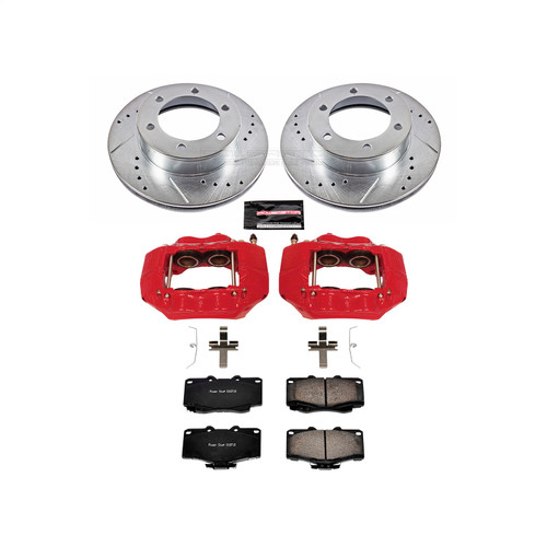 PowerStop KC1233A - Power Stop 95-04 Toyota Tacoma Front Z23 Evolution Sport Brake Kit w/Calipers