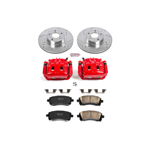 PowerStop KC1120 - Power Stop 98-02 Subaru Forester Front Z23 Evolution Sport Brake Kit w/Calipers