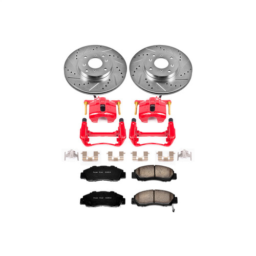 PowerStop KC1237 - Power Stop 98-99 Acura CL Front Z23 Evolution Sport Brake Kit w/Calipers PowerStop KC1237 - Power Stop 98-99 Acura CL Front Z23 Evolution Sport Brake Kit w/Calipers