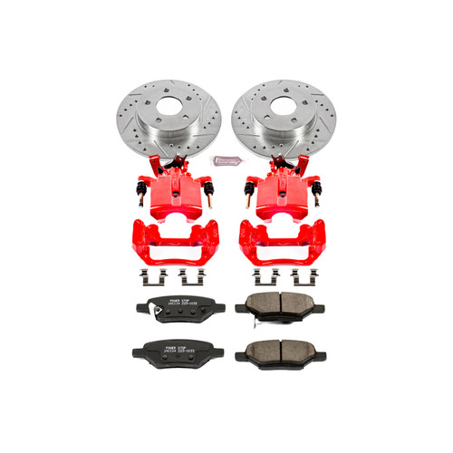 PowerStop KC1616 - Power Stop 05-07 Chevrolet Cobalt Rear Z23 Evolution Sport Brake Kit w/Calipers