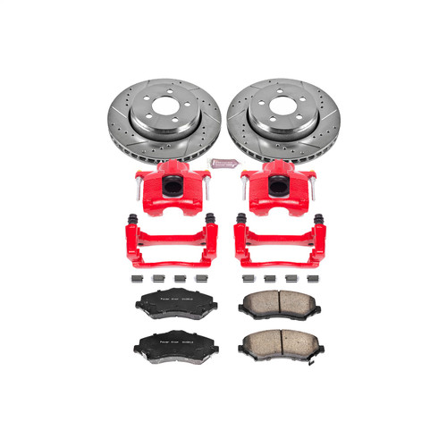 PowerStop KC1631 - Power Stop 07-11 Dodge Nitro Front Z23 Evolution Sport Brake Kit w/Calipers PowerStop KC1631 - Power Stop 07-11 Dodge Nitro Front Z23 Evolution Sport Brake Kit w/Calipers