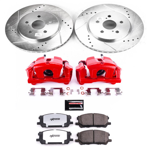 PowerStop KC196-36 - Power Stop 04-06 Lexus RX330 Front Z36 Truck & Tow Brake Kit w/Calipers