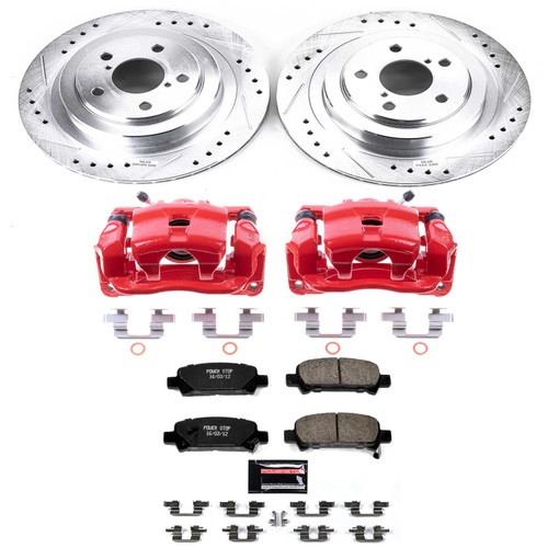 PowerStop KC219 - Power Stop 05-09 Subaru Legacy Rear Z23 Evolution Sport Brake Kit w/Calipers