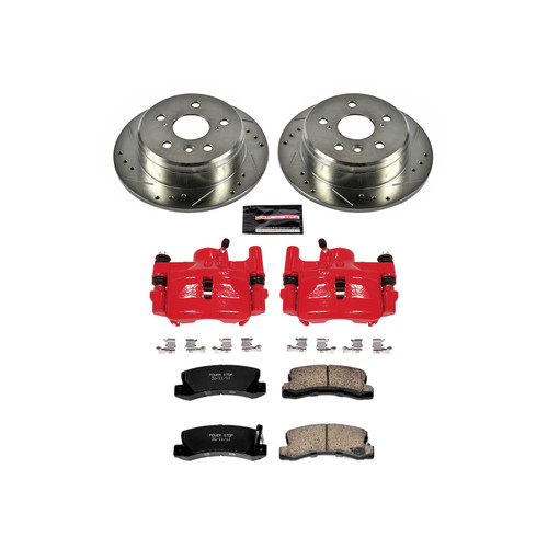 PowerStop KC2565 - Power Stop 97-99 Lexus ES300 Rear Z23 Evolution Sport Brake Kit w/Calipers