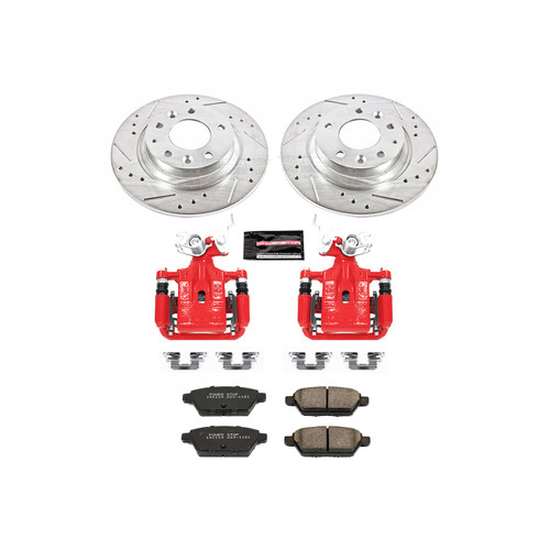 PowerStop KC2450 - Power Stop 06-12 Ford Fusion Rear Z23 Evolution Sport Brake Kit w/Calipers