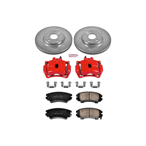 PowerStop KC3031 - Power Stop 10-15 Chevrolet Camaro Front Z23 Evolution Sport Brake Kit w/Calipers