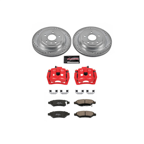 PowerStop KC3072 - Power Stop 10-15 Chevrolet Camaro Rear Z23 Evolution Sport Brake Kit w/Calipers
