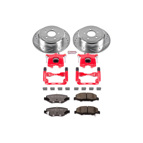 PowerStop KC3046A-36 - Power Stop 07-11 Dodge Nitro Rear Z36 Truck & Tow Brake Kit w/Calipers