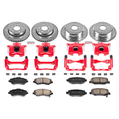 PowerStop KC2832A - Power Stop 07-11 Dodge Nitro Front & Rear Z23 Evolution Sport Brake Kit w/Calipers PowerStop KC2832A - Power Stop 07-11 Dodge Nitro Front & Rear Z23 Evolution Sport Brake Kit w/Calipers