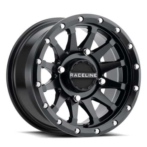 Raceline A95B-47056+38 - A95B Trophy 14x7in / 4x156 BP / 38mm Offset / 132.5mm Bore - Satin Black Wheel