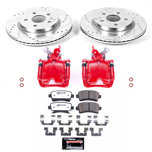 PowerStop KC5547-26 - Power Stop 12-16 Buick LaCrosse Rear Z26 Street Warrior Brake Kit w/Calipers