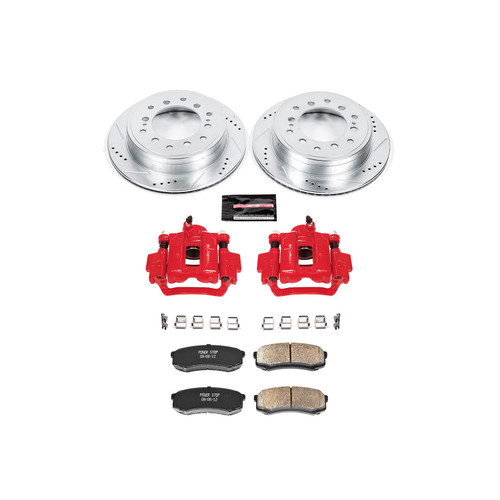 PowerStop KC5875 - Power Stop 10-19 Lexus GX460 Rear Z23 Evolution Sport Brake Kit w/Calipers