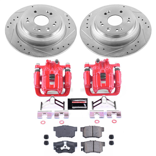 PowerStop KC5859 - Power Stop 10-11 Honda Accord Crosstour Rear Z23 Evolution Sport Brake Kit w/Calipers