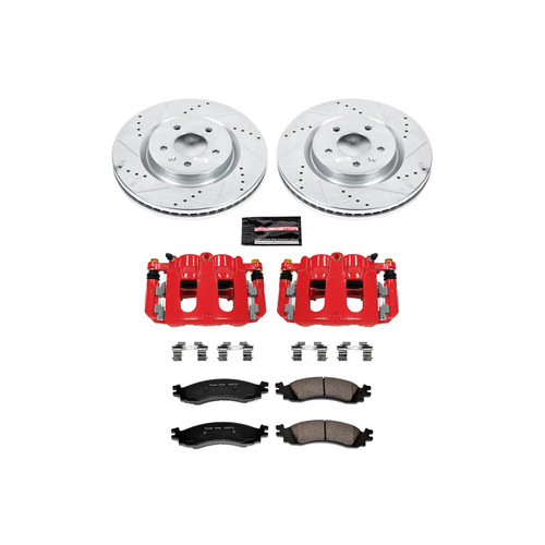 PowerStop KC5581 - Power Stop 11-12 Ford Taurus Front Z23 Evolution Sport Brake Kit w/Calipers PowerStop KC5581 - Power Stop 11-12 Ford Taurus Front Z23 Evolution Sport Brake Kit w/Calipers