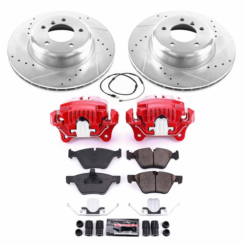 PowerStop KC5691 - Power Stop 09-16 BMW Z4 Front Z23 Evolution Sport Brake Kit w/Calipers