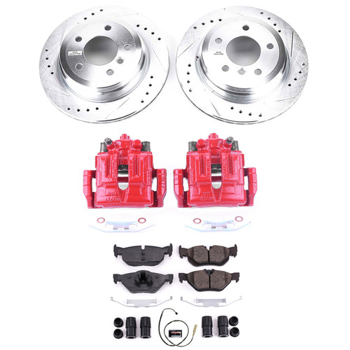 PowerStop KC5980 - Power Stop 11-13 BMW 328i Rear Z23 Evolution Sport Brake Kit w/Calipers