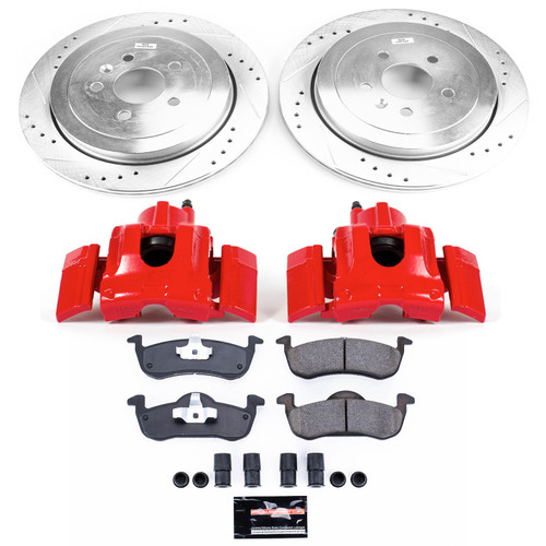 PowerStop KC6819 - Power Stop 13-19 Lincoln MKT Rear Z23 Evolution Sport Brake Kit w/Calipers