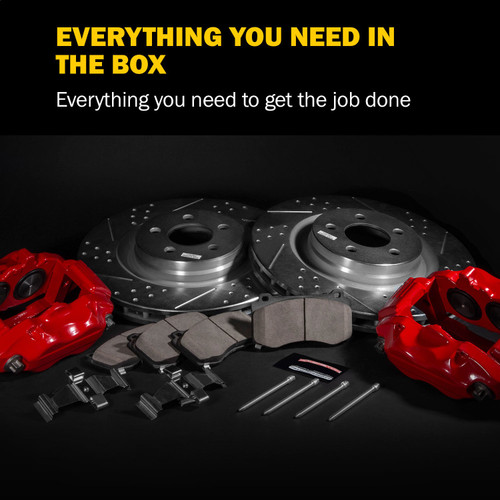 PowerStop KC6761 - Power Stop 2017 Nissan Rogue Sport Rear Z23 Evolution Sport Brake Kit w/Calipers