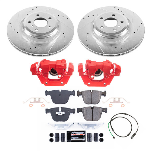 PowerStop KC6416 - Power Stop 10-15 BMW 550i GT Rear Z23 Evolution Kit W/Cals
