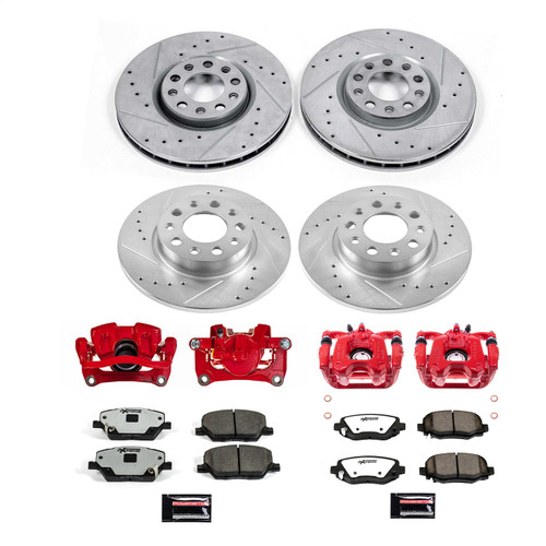 PowerStop KC7300-36 - Power Stop 15-18 Jeep Renegade Front and Rear Z36 Truck & Tow Kit w/Cals PowerStop KC7300-36 - Power Stop 15-18 Jeep Renegade Front and Rear Z36 Truck & Tow Kit w/Cals