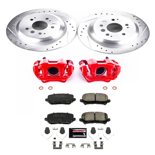 PowerStop KC7727 - Power Stop 16-17 Honda Pilot Rear Z23 Evolution Sport Brake Kit w/Calipers PowerStop KC7727 - Power Stop 16-17 Honda Pilot Rear Z23 Evolution Sport Brake Kit w/Calipers