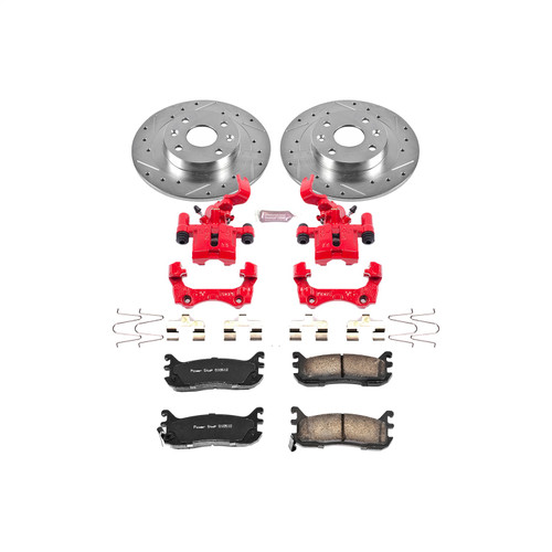 PowerStop KC772 - Power Stop 94-97 Mazda Miata Rear Z23 Evolution Sport Brake Kit w/Calipers PowerStop KC772 - Power Stop 94-97 Mazda Miata Rear Z23 Evolution Sport Brake Kit w/Calipers
