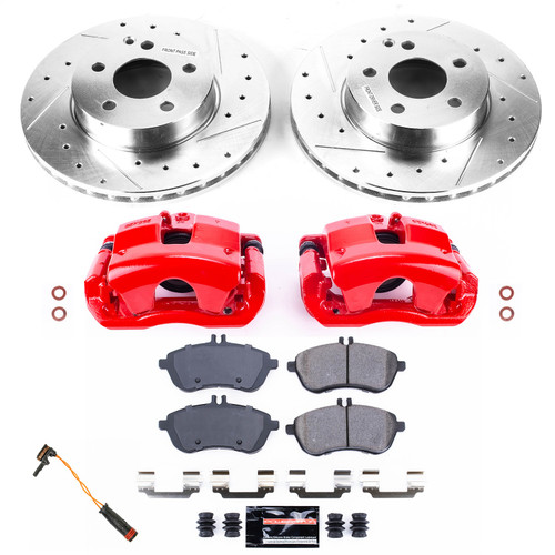 PowerStop KC7766 - Power Stop 12-16 Mercedes-Benz C250 Front Z23 Evolution Sport Brake Kit w/Calipers PowerStop KC7766 - Power Stop 12-16 Mercedes-Benz C250 Front Z23 Evolution Sport Brake Kit w/Calipers