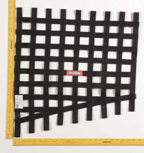 Racequip 729005 - Black Drag 24 To 18 X 23 SFI Rib Net