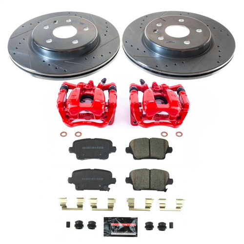 PowerStop KC8487 - Power Stop 19-20 Cadillac XT4 Rear Z23 Evolution Kit w/Calipers