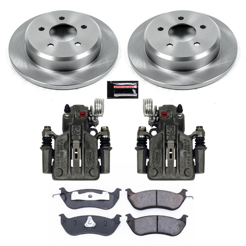 PowerStop KCOE1331 - Power Stop 96-02 Ford Crown Victoria Rear Autospecialty Brake Kit w/Calipers