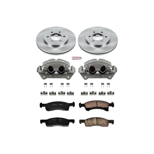 PowerStop KCOE1933 - Power Stop 03-06 Lincoln Navigator Front Autospecialty Kit w/Cals