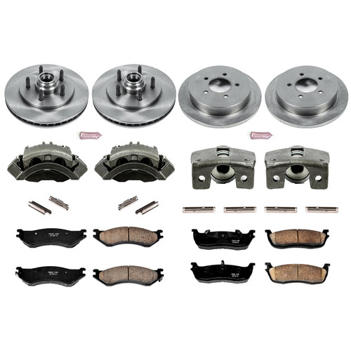 PowerStop KCOE1919 - Power Stop 00-02 Ford Expedition Front & Rear Autospecialty Kit w/Cals PowerStop KCOE1919 - Power Stop 00-02 Ford Expedition Front & Rear Autospecialty Kit w/Cals