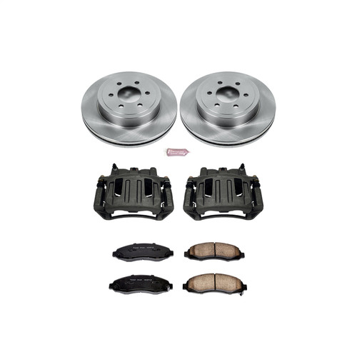 PowerStop KCOE2187 - Power Stop 03-04 Dodge Dakota Front Autospecialty Brake Kit w/Calipers