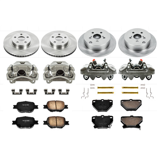 PowerStop KCOE2314A - Power Stop 03-05 Toyota Celica Front & Rear Autospecialty Brake Kit w/Calipers