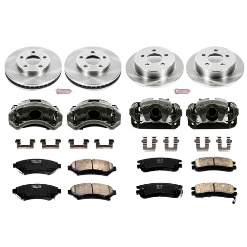 PowerStop KCOE2554 - Power Stop 04-05 Buick Century Front & Rear Autospecialty Brake Kit w/Calipers