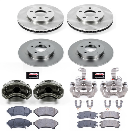 PowerStop KCOE2556 - Power Stop 00-05 Buick LeSabre Front & Rear Autospecialty Brake Kit w/Calipers