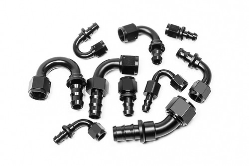 Radium Engineering 14-0213 - 10AN 90Deg Pushlok Hose End
