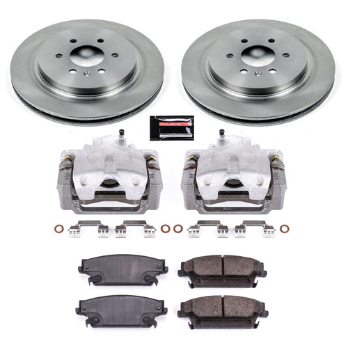PowerStop KCOE4568 - Power Stop 04-09 Cadillac SRX Rear Autospecialty Brake Kit w/Calipers