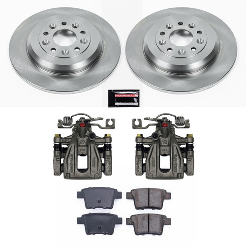 PowerStop KCOE4600 - Power Stop 05-07 Ford Five Hundred Rear Autospecialty Brake Kit w/Calipers