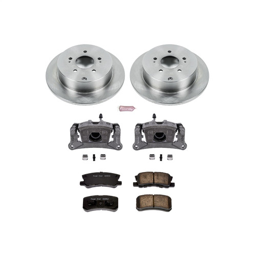 PowerStop KCOE5260 - Power Stop 04-11 Mitsubishi Endeavor Rear Autospecialty Brake Kit w/Calipers