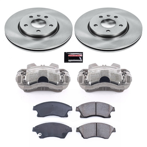 PowerStop KCOE5550 - Power Stop 11-15 Chevrolet Cruze Front Autospecialty Brake Kit w/Calipers