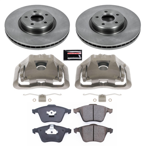 PowerStop KCOE5430 - Power Stop 05-11 Volvo V50 Front Autospecialty Kit w/Cals