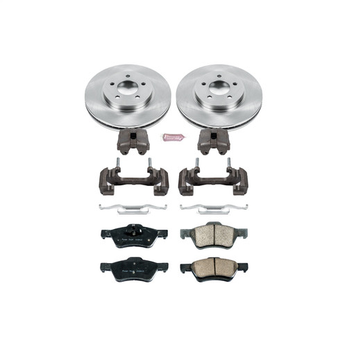 PowerStop KCOE5572 - Power Stop 10-12 Ford Escape Front Autospecialty Brake Kit w/Calipers