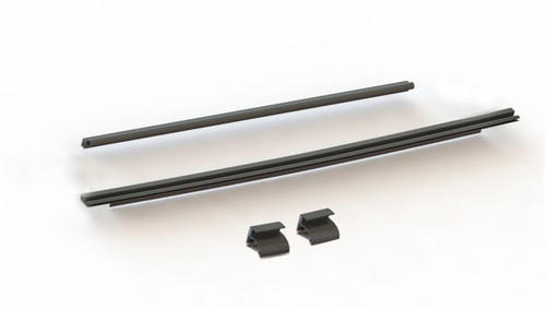 Rampage 87135 - 2007-2018 Jeep Wrangler(JK) Tailgate Tonneau Bar Kit - Black