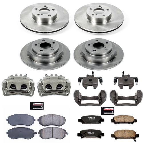 PowerStop KCOE6109 - Power Stop 02-03 Subaru Impreza Front & Rear Autospecialty Brake Kit w/Calipers PowerStop KCOE6109 - Power Stop 02-03 Subaru Impreza Front & Rear Autospecialty Brake Kit w/Calipers