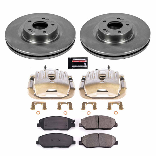 PowerStop KCOE5921 - Power Stop 09-11 Hyundai Genesis Front Autospecialty Kit w/Calipers