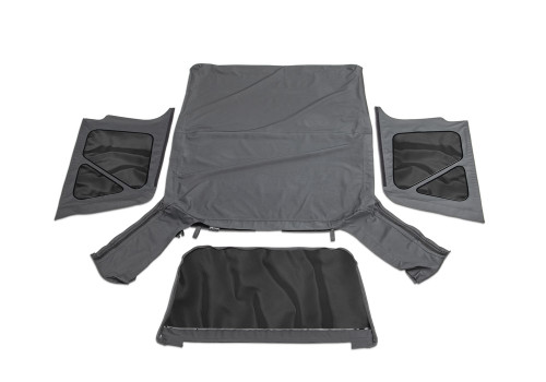 Rampage 99315 - 1997-2006 Jeep Wrangler(TJ) OEM Replacement Top - Black Denim