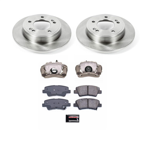 PowerStop KCOE6502A - Power Stop 14-16 Kia Soul Rear Autospecialty Kit w/Calipers
