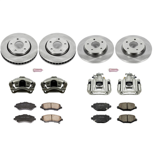 PowerStop KCOE6563 - Power Stop 12-16 Chrysler Town & Country Front & Rear Autospecialty Brake Kit w/Calipers